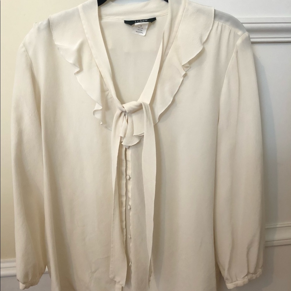 J. Crew silk shirt
